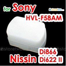 JJC Sony HVL-F58AM Nissin Di866 II Di622 II Flash Bounce Diffuser Dome