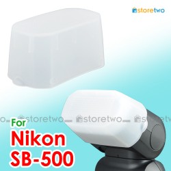 JJC Nikon Speedlight SB-500 Flash Bounce Diffuser Dome Soft Cap Box