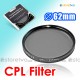 62mm CPL Circular Polarizer Filter Lens Protector Auto Focus
