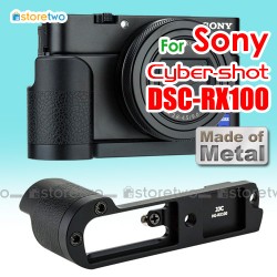 JJC Sony Metal Hand Grip Cyber-shot DSC-RX100 Anti-Slip Pad HG-RX100