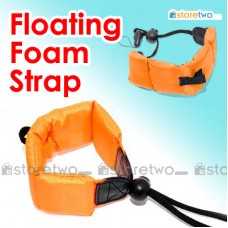Orange Floating Foam Wrist Arm Strap for Waterproof DC Camera Afloat