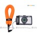 Orange Adjustable Floating Wrist Arm Strap for Waterproof DC Camera
