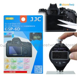 JJC Canon EOS 6D 9H Hard Tempered Glass LCD Screen Protector Guard JJC Canon EOS 6D 9H Hard Tempered Glass LCD Screen Protector Guard