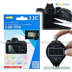 JJC Canon EOS 77D 9000D 9H Hard Tempered Glass LCD Screen Protector JJC Canon EOS 77D 9000D 9H Hard Tempered Glass LCD Screen Protector