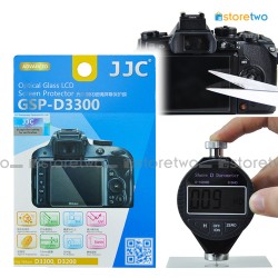 JJC Nikon D3400 D3300 9H SRI Tempered Glass LCD Screen Protector Guard JJC Nikon D3400 D3300 9H SRI Tempered Glass LCD Screen Protector Guard
