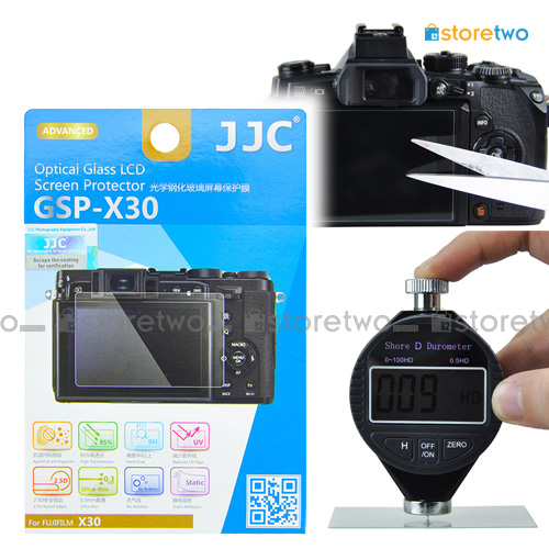 JJC FUJIFILM X30 9H SRI Hard Tempered Glass LCD Screen Protector Guard JJC FUJIFILM X30 9H SRI Hard Tempered Glass LCD Screen Protector Guard