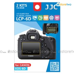 JJC Canon EOS 6D Top & Back LCD Screen Protector Guard Adhesive Film JJC Canon EOS 6D Top & Back LCD Screen Protector Guard Adhesive Film