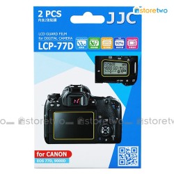 JJC Canon EOS 77D 9000D Top & Back LCD Screen Protector Guard Adhesive JJC Canon EOS 77D 9000D Top & Back LCD Screen Protector Guard Adhesive