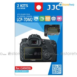 JJC Canon EOS 7D II Top Back LCD Screen Protector Guard Adhesive Film JJC Canon EOS 7D II Top Back LCD Screen Protector Guard Adhesive Film
