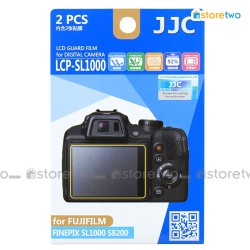 JJC FUJIFILM SinePix SL1000 S8200 LCD Screen Protector Guard Film PET