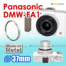 Silver DMW-FA1 - Kiwifotos Panasonic LX7 37mm Metal Filter Adapter Kit