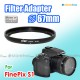 Kiwifotos FUJIFILM FinePix S1 67mm CPL UV Filter Adapter Ring LA-67S1
