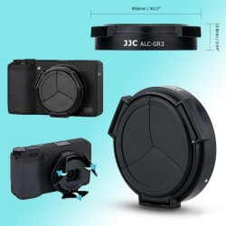 JJC Ricoh GR III GR3 GRIII Self-Retaining Auto Lens Cap