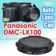 JJC Panasonic Lumix DMC-LX100 Leica D-Lux Self-Retaining Auto Lens Cap