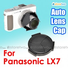 JJC Panasonic Lumix LX7 Self-Retaining Auto Open Close Sync Lens Cap