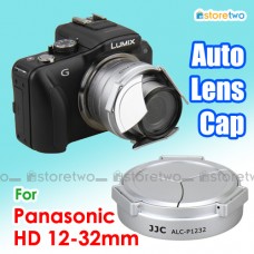 Silver JJC Panasonic 12-32mm HD H-FS12032 Self-Retaining Auto Lens Cap