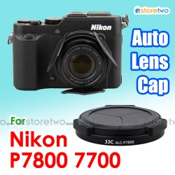 JJC Nikon Coolpix P7800 P7700 Self-Retaining Auto Open Close Lens Cap JJC Nikon Coolpix P7800 P7700 Self-Retaining Auto Open Close Lens Cap