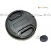 67mm Center Pinch Snap Front Lens Cover Cap with Keeper Leash