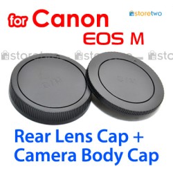 RF-4 EB - JJC Canon Camera Body + Rear Lens Cap Cover Set for EOS M RF-4 EB - JJC Canon Camera Body + Rear Lens Cap Cover Set for EOS M