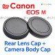RF-4 EB - JJC Canon Camera Body + Rear Lens Cap Cover Set for EOS M