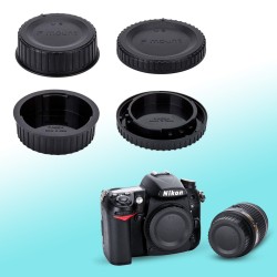 BF-1B LF-4 - JJC Nikon Camera Body + Rear Lens Cap Cover Set