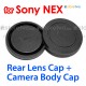 ALC-B1EM ALC-R1EM - JJC Sony NEX Camera Body + Rear Lens Cap Cover Set