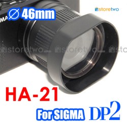 HA-21 - SIGMA DP2s DP2 Lens Hood Detachable Adapter 46mm Filter Mount
