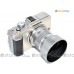 Silver LH-40B - JJC Olympus Lens Hood M.Zuiko Digital ED 45mm f/1.8