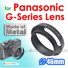 JJC Olympus Metal Lens Hood 46mm Screw-in 55mm Filter Panasonic LUMIX