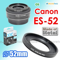 ES-52 - JJC Canon Metal Lens Hood Shade EF-S 24mm EF 40mm f/2.8 STM ES-52 - JJC Canon Metal Lens Hood Shade EF-S 24mm EF 40mm f/2.8 STM