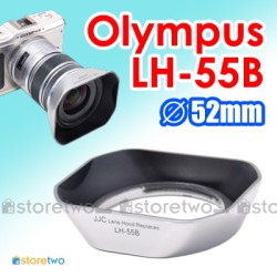 Silver LH-55B - JJC Olympus Lens Hood for MZD ED 9-18mm f/4.0-5.6