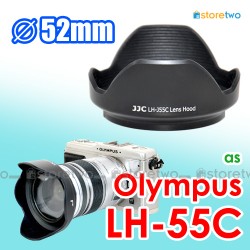 LH-55C JJC Olympus Lens Hood M.Zuiko Digital MZD ED 12-50mm f/3.5-6.3 LH-55C JJC Olympus Lens Hood M.Zuiko Digital MZD ED 12-50mm f/3.5-6.3