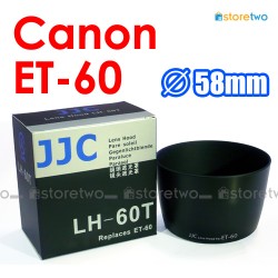 ET-60 - JJC Canon Lens Hood Shade for EF-S 55-250mm IS II 75-300mm USM ET-60 - JJC Canon Lens Hood Shade for EF-S 55-250mm IS II 75-300mm USM