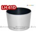 Silver LH-61D - JJC Olympus Lens Hood M.Zuiko ZD ED 40-150mm f/4-5.6 R