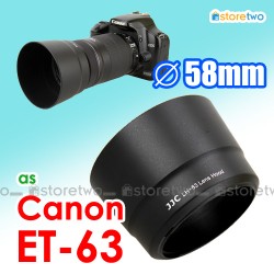 ET-63 - JJC Canon Lens Hood Shade for EF-S 55-250mm f/4-5.6 IS STM ET-63 - JJC Canon Lens Hood Shade for EF-S 55-250mm f/4-5.6 IS STM