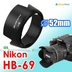 HB-69 - JJC Nikon Lens Hood AF-S DX NIKKOR 18-55mm f/3.5-5.6G VR II HB-69 - JJC Nikon Lens Hood AF-S DX NIKKOR 18-55mm f/3.5-5.6G VR II
