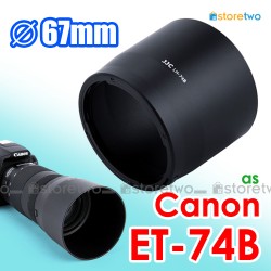 ET-74B - JJC Canon Lens Hood Shade EF 70-300mm f/4-5.6 IS II USM 67mm ET-74B - JJC Canon Lens Hood Shade EF 70-300mm f/4-5.6 IS II USM 67mm