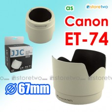White ET-74 - JJC Canon Tulip Lens Hood 70-200mm f/4L IS USM f/4L USM