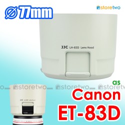 White ET-83D - JJC Canon Lens Hood for 100-400mm f/4.5-5.6L IS II USM