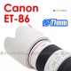 White ET-86 - JJC Canon Lens Hood Shade for EF 70-200mm f/2.8L IS USM