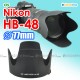 HB-48 - JJC Nikon Lens Hood Shade AF-S NIKKOR 70-200mm f/2.8G ED VR II
