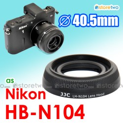 HB-N104 - JJC Nikon Lens Hood 40.5mm Bayonet 1 Nikkor 18.5mm f/1.8 HB-N104 - JJC Nikon Lens Hood 40.5mm Bayonet 1 Nikkor 18.5mm f/1.8