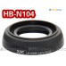 HB-N104 - JJC Nikon Lens Hood 40.5mm Bayonet 1 Nikkor 18.5mm f/1.8