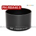 PH-RBA40.5 - JJC Pentax Lens Hood smc Q 06 Telephoto 15-45mm f/2.8