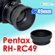 RH-RC49 - JJC Pentax Rubber Lens Hood smc DA 35mm f/2.4 FA 50mm f/1.4