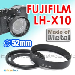 LH-X10 JJC FUJIFILM Metal Lens Hood X20 X10 52mm Adapter Vented Tilted LH-X10 JJC FUJIFILM Metal Lens Hood X20 X10 52mm Adapter Vented Tilted
