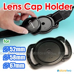 Camera Buckle Lens Cap Holder Keeper Strap Capbuckle 52mm 58mm 67mm
