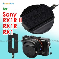 Sony RX1R II RX1 Nappa Leather Lens Cap Keeper Strap Self Adhesive