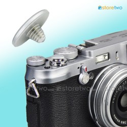 Silver Convex Shutter Release Button JJC Brass Nikon Df Sony RX1 Canon