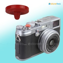 Red Soft Shutter Release Button JJC Brass FUJIFILM X-E2 Sony RX1 AE-1